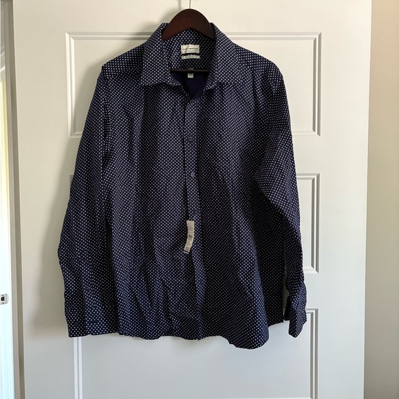 Lucky Brand Men All Over Print Button Down Long Sleeve Shirt NWT XL - Picture 1 of 12